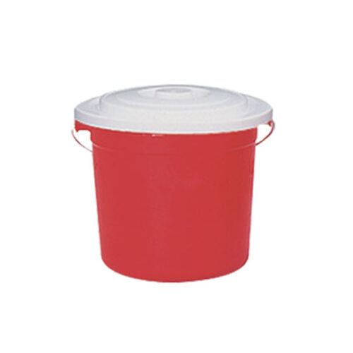 Ember Plastik Kecil Tutup 2,5 Galon Lion Star PC-2 Pail with Cover, Ukuran Ø 260 x H 240 mm | Raja Plastik Indonesia