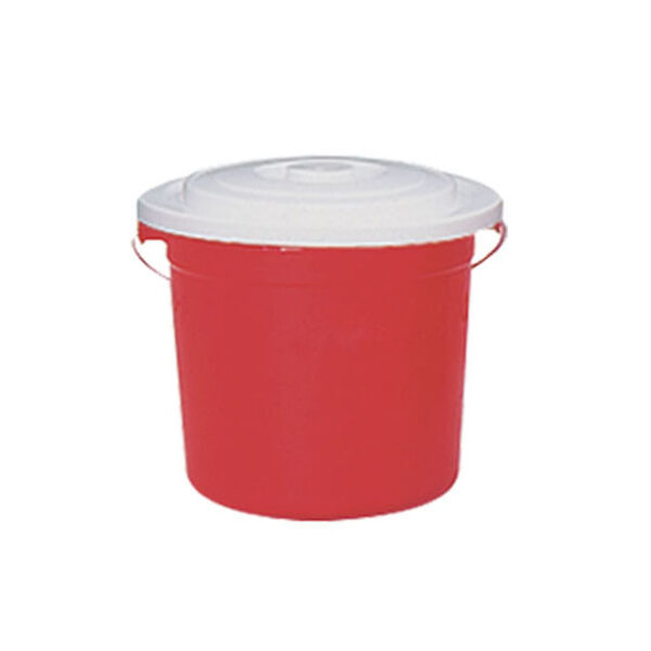 Ember Plastik Kecil Tutup 2,5 Galon Lion Star PC-2 Pail with Cover, Ukuran Ø 260 x H 240 mm | Raja Plastik Indonesia
