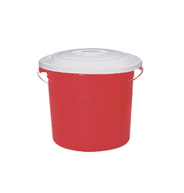 Ember Plastik Kecil Tutup 2,5 Galon Lion Star PC-2 Pail with Cover, Ukuran Ø 260 x H 240 mm | Raja Plastik Indonesia
