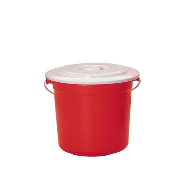 Ember Plastik Kecil Tutup 3 Galon Lion Star PC-3 Pail with Cover, Ukuran Ø 305 x H 270 mm | Raja Plastik Indonesia