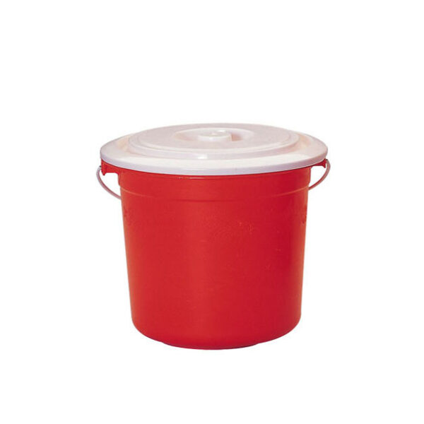 Ember Plastik Kecil Tutup 4 Galon Lion Star PC-4 Pail with Cover, Ukuran Ø 335 x H 310 mm | Raja Plastik Indonesia