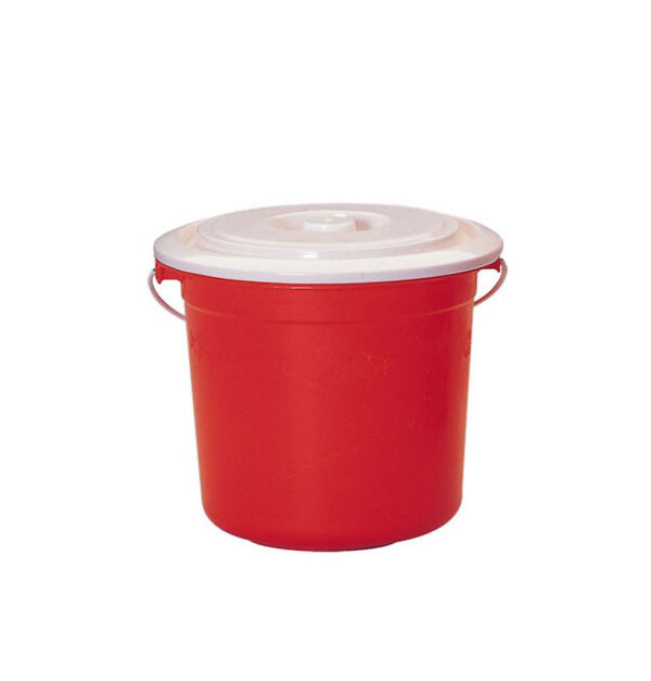 Ember Plastik Kecil Tutup 4 Galon Lion Star PC-4 Pail with Cover, Ukuran Ø 335 x H 310 mm | Raja Plastik Indonesia