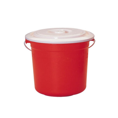 Ember Plastik Kecil Tutup 5 Galon Lion Star PC-5 Pail with Cover, Ukuran Ø 345 x H 330 mm | Raja Plastik Indonesia