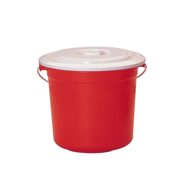 Ember Plastik Kecil Tutup 5 Galon Lion Star PC-5 Pail with Cover, Ukuran Ø 345 x H 330 mm | Raja Plastik Indonesia