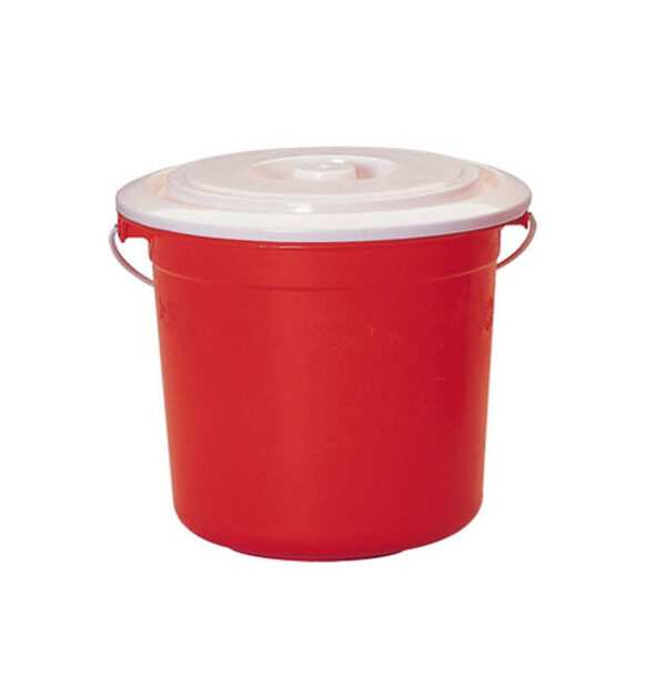 Ember Plastik Kecil Tutup 6 Galon Lion Star PC-6 Pail with Cover, Ukuran Ø 360 x H 350 mm | Raja Plastik Indonesia