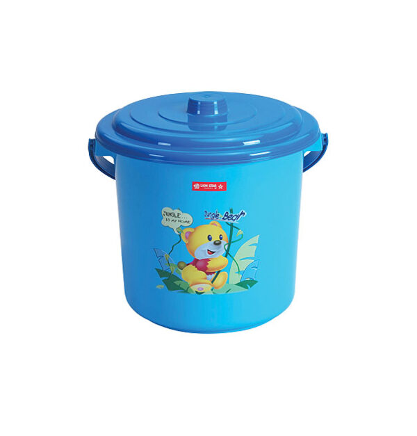 Ember Plastik Kecil Tutup Lion Star E-2 Elegant Pail 3 Gallons with Cover Ember Plastik Kecil Tutup Lion Star E-2 Elegant Pail 3 Gallons with Cover, Ukuran Ø 305 x H 270 mm | Raja Plastik Indonesia