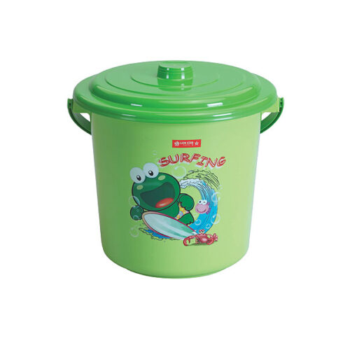 Ember Plastik Sedang Tutup Lion Star E-6 Elegant Pail 4 Gallons with Cover Ember Plastik Sedang Tutup Lion Star E-6 Elegant Pail 4 Gallons with Cover, Ukuran Ø 360 x H 310 mm | Raja Plastik Indonesia