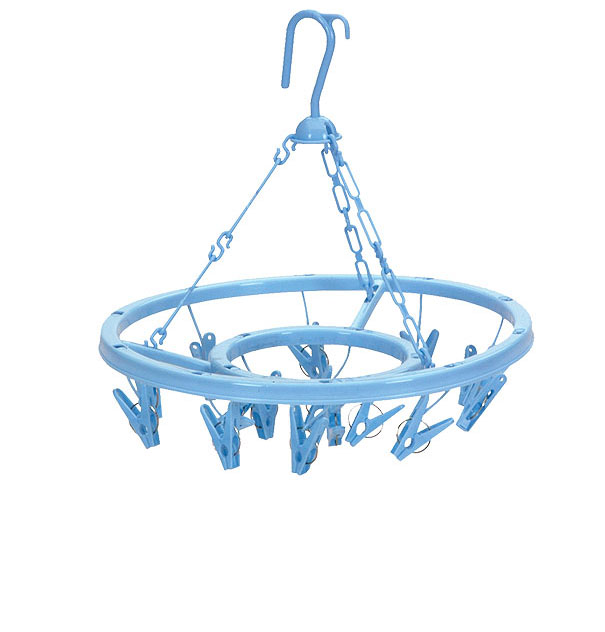 Hanger Baju Putar Plastik Gantungan Klip Lion Star GB-5 Roundy Hanger, Ukuran Ø 365 x H 310 mm | Raja Plastik Indonesia