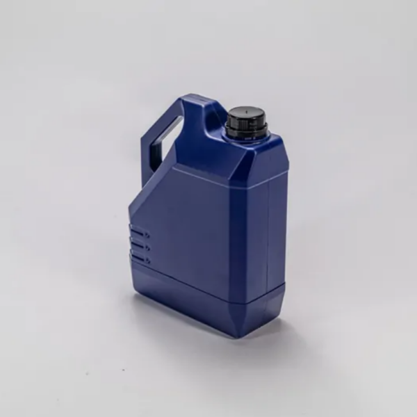 Jerigen Plastik Oli & Coolant 4 Liter Bioplast HDPE 4 LT Olie Biru | Raja Plastik Indonesia