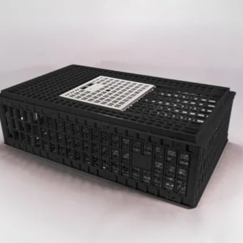 Keranjang Ayam Besar Plastik Hitam Murah Bioplast Bahan PP (2) Keranjang Ayam Besar Plastik Hitam Murah Bioplast Bahan PP, Ukuran 938 x 568 x 280 mm | Raja Plastik Indonesia