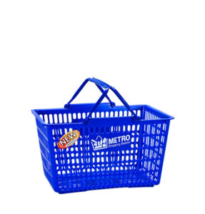 Keranjang Belanja Plastik Minimarket Supermarket Lion Star B-22 Metro Shopping Basket, Ukuran 461 x 345 x H 268 mm | Raja Plastik Indonesia