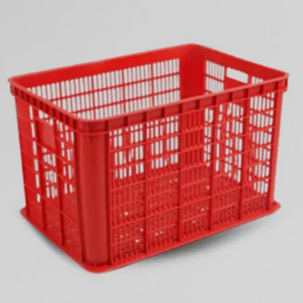 Keranjang Industri Besar Plastik Serbaguna Bioplast HDPE 6238, Ukuran 62 x 43 x 38 mm Raja Plastik Indonesia