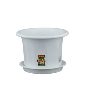 Pot Bunga Plastik Diameter 20 cm Tatakan Lion Star FP-27 Rose Pot No 6, Ukuran Ø 200 x H 142 mm | Raja Plastik Indonesia