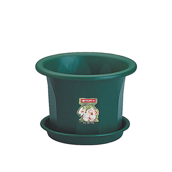 Pot Bunga Plastik Diameter 20 cm Tatakan Lion Star FP-27 Rose Pot No 6, Ukuran Ø 200 x H 142 mm | Raja Plastik Indonesia