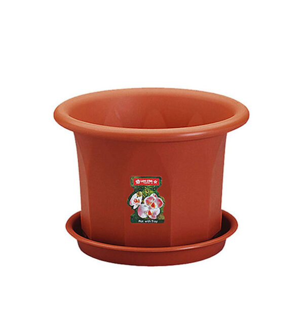 Pot Bunga Plastik Diameter 23,8 cm Tatakan Lion Star FP-21 Rose Pot No 8 Pot Bunga Plastik Diameter 23,8 cm Tatakan Lion Star FP-21 Rose Pot No 8, Ukuran Ø 238 x H 171 mm | Raja Plastik Indonesia