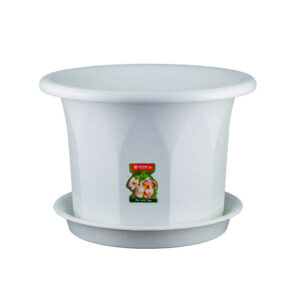 Pot Bunga Plastik Diameter 36 cm Tatakan Lion Star FP-28 Rose Pot No 12, Ukuran Ø 360 x H 265 mm | Raja Plastik Indonesia