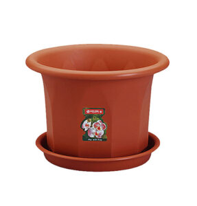 Pot Bunga Plastik Diameter 36 cm Tatakan Lion Star FP-28 Rose Pot No 12, Ukuran Ø 360 x H 265 mm | Raja Plastik Indonesia