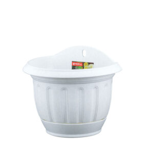 Pot Bunga Plastik Dinding Diameter 22 cm Lion Star FH-11 Lotus Wall Pot No. 6, Ukuran 220 x 150 x H 185 mm | Raja Plastik Indonesia