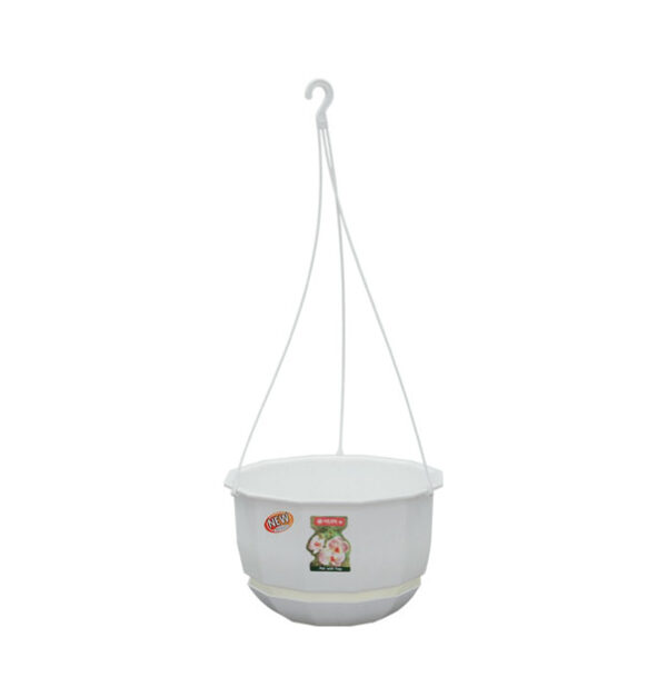 Pot Bunga Plastik Gantung Lion Star FH-4 Gardenia Flower Pot No 10, Ukuran Ø 250 x H 162 mm | Raja Plastik Indonesia