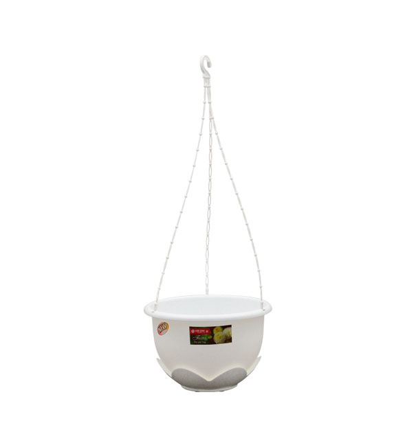 Pot Bunga Plastik Gantung Lion Star FH-8 Clover Flower Pot No 10, Ukuran Ø 250 x H 162 mm | Raja Plastik Indonesia