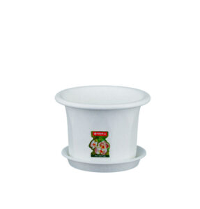 Pot Bunga Plastik Kecil Diameter 14,6 cm Tatakan Lion Star FP-25 Rose Pot No 4, Ukuran Ø 146 x H 105 mm | Raja Plastik Indonesia