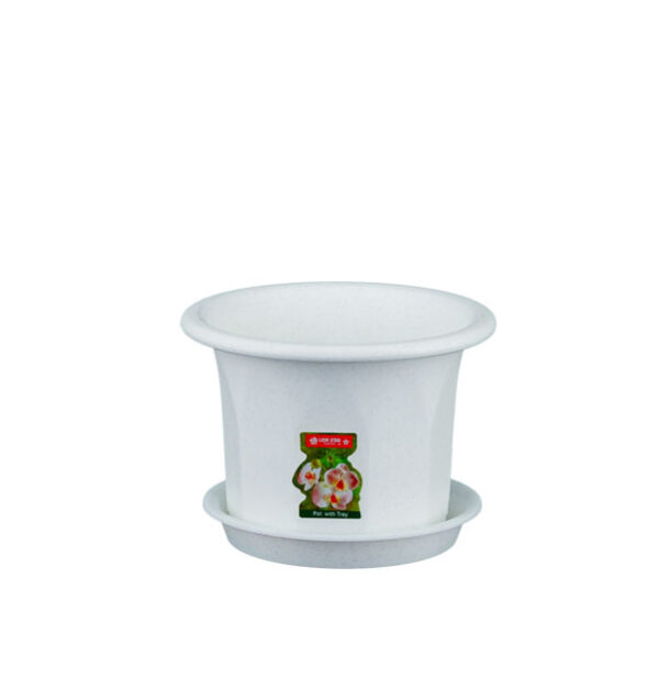 Pot Bunga Plastik Kecil Diameter 14,6 cm Tatakan Lion Star FP-25 Rose Pot No 4 (2) Pot Bunga Plastik Kecil Diameter 14,6 cm Tatakan Lion Star FP-25 Rose Pot No 4, Ukuran Ø 146 x H 105 mm | Raja Plastik Indonesia