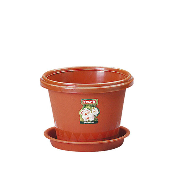 Pot Bunga Plastik Kecil Diameter 15,6 cm Tatakan Lion Star FP-5 Orchid Pot No 5, Ukuran Ø 155 x H 130 mm | Raja Plastik Indonesia