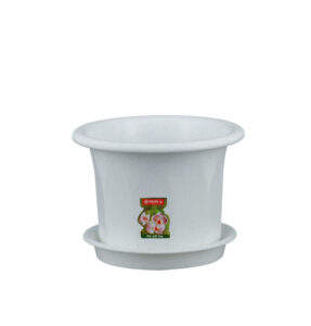 Pot Bunga Plastik Kecil Diameter 16,8 cm Tatakan Lion Star FP-26 Rose Pot No 5, Ukuran Ø 168 x H 120 mm | Raja Plastik Indonesia