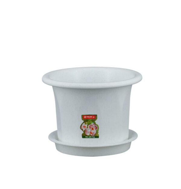 Pot Bunga Plastik Kecil Diameter 16,8 cm Tatakan Lion Star FP-26 Rose Pot No 5 (2) Pot Bunga Plastik Kecil Diameter 16,8 cm Tatakan Lion Star FP-26 Rose Pot No 5, Ukuran Ø 168 x H 120 mm | Raja Plastik Indonesia