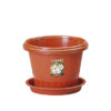 Pot Bunga Plastik Kecil Diameter 19,4 cm Tatakan Lion Star FP-4 Orchid Pot No 6, Ukuran Ø 194 x H 153 mm | Raja Plastik Indonesia