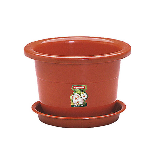 Pot Bunga Plastik Kecil Diameter 23,8 cm Lion Star FP-38 Tulip Pot No 8, Ukuran Ø 238 x H 169 mm | Raja Plastik Indonesia