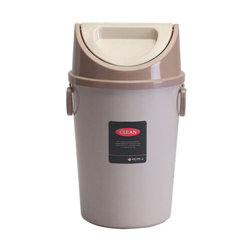 Tempat Sampah Kecil Plastik 10 Liter Tutup Lion Star C-21 Carry Bin, Ukuran Ø 250 x H 430 mm | Raja Plastik Indonesia