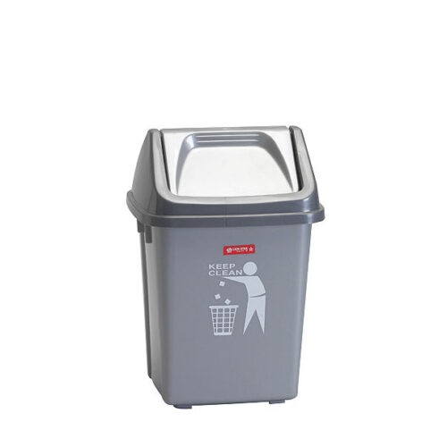 Tempat Sampah Kecil Plastik 5 Liter Tutup Lion Star C-5 Dustbin, Ukuran 215 x 182 x H 313 mm | Raja Plastik Indonesia