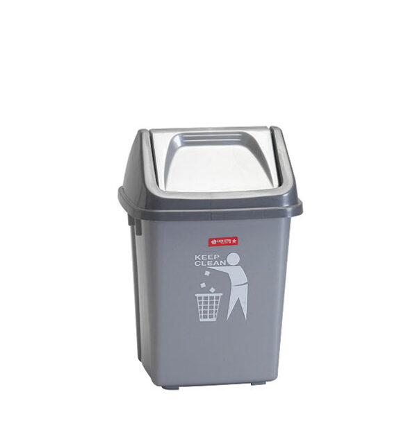 Tempat Sampah Kecil Plastik 5 Liter Tutup Lion Star C-5 Dustbin, Ukuran 215 x 182 x H 313 mm | Raja Plastik Indonesia