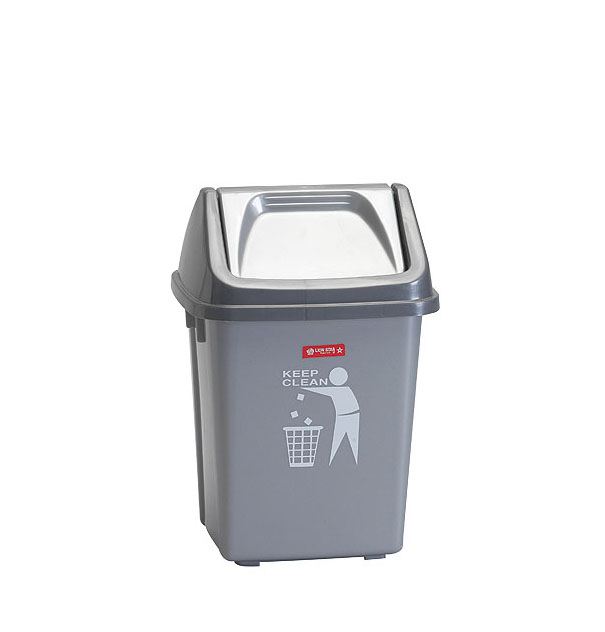 Tempat Sampah Kecil Plastik 5 Liter Tutup Lion Star C-5 Dustbin, Ukuran 215 x 182 x H 313 mm | Raja Plastik Indonesia