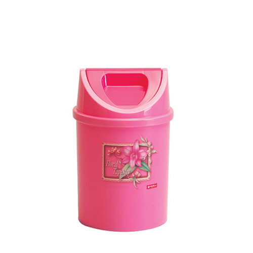 Tempat Sampah Kecil Plastik 5,3 Liter Tutup Lion Star C-18 Clean Pal, Ukuran Ø 198 x H 295 mm | Raja Plastik Indonesia