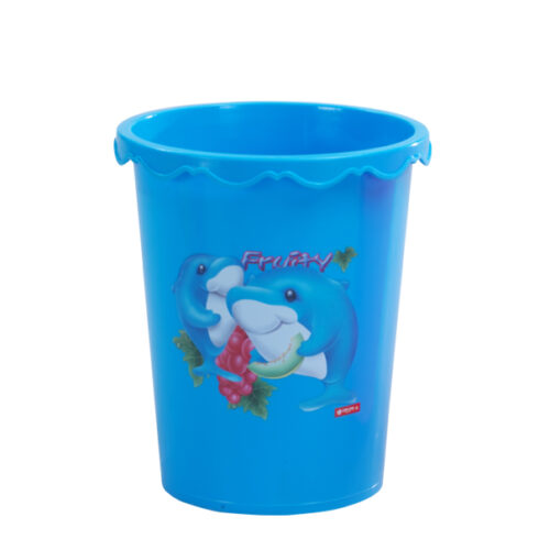Tempat Sampah Kecil Plastik 5,6 Liter Lion Star C-46 Paris Round Bin, Ukuran Ø 210 x H 253 mm | Raja Plastik Indonesia