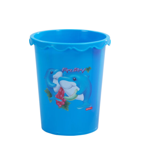 Tempat Sampah Kecil Plastik 5,6 Liter Lion Star C-46 Paris Round Bin, Ukuran Ø 210 x H 253 mm | Raja Plastik Indonesia