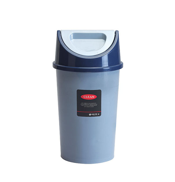 Tempat Sampah Kecil Plastik 9 Liter Tutup Lion Star C-23 Clean Pal, Ukuran Ø 235 x H 434 mm | Raja Plastik Indonesia