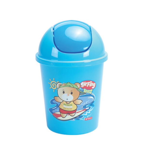 Tempat Sampah Kecil Tutup 4 Liter Lion Star C-39 Bullet Bin, Ukuran Ø 200 x H 305 mm | Raja Plastik Indonesia