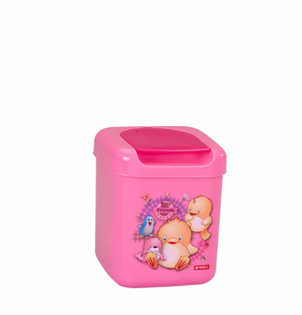 Tempat Sampah Plastik Kecil 3 Liter Tutup Lion Star C-6 Clean Dust Bin, Ukuran 162 x 162 x 183 mm | Raja Plastik Indonesia