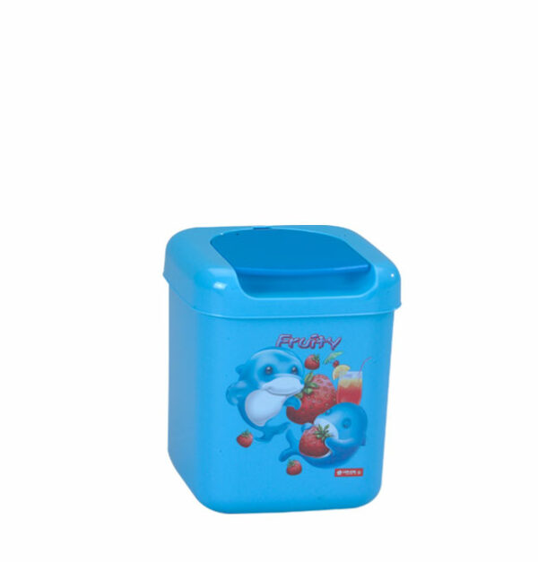Tempat Sampah Plastik Kecil 3 Liter Tutup Lion Star C-6 Clean Dust Bin, Ukuran 162 x 162 x 183 mm | Raja Plastik Indonesia