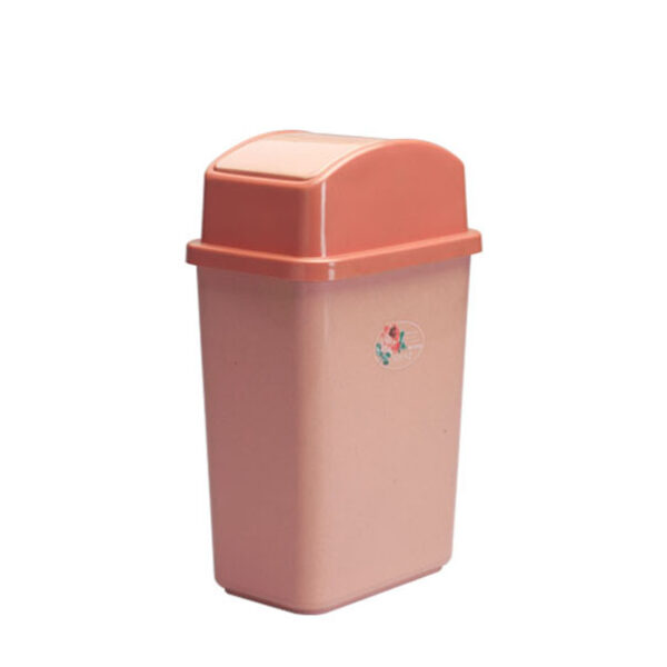 Tempat Sampah Plastik Kotak Tutup 14 Liter Lion Star C-27 Quadra Dustbin, Ukuran 285 x 196 x H 470 mm | Raja Plastik Indonesia