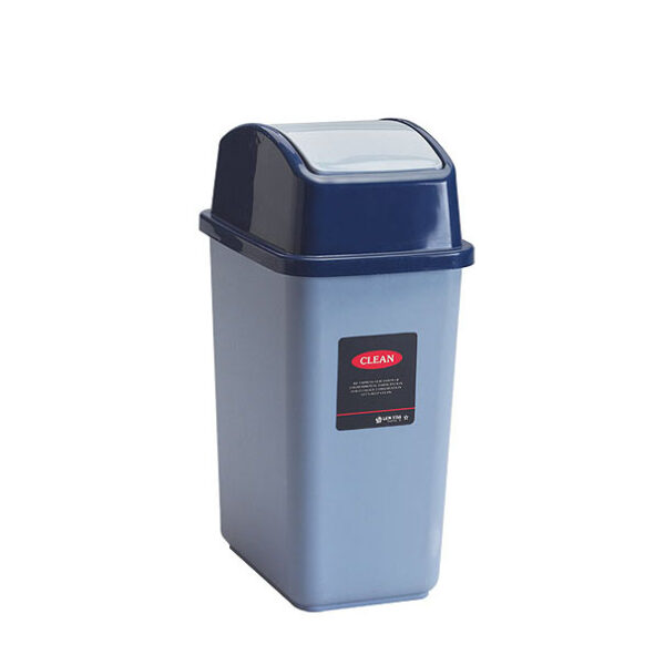 Tempat Sampah Plastik Kotak Injak Tutup 9 Liter Lion Star C-25 Quadra Dustbin, Ukuran 248 x 175 x H 395 mm | Raja Plastik Indonesia