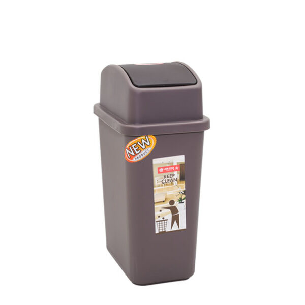 Tempat Sampah Plastik Kotak Tutup 14 Liter Lion Star C-50 Garbi Dust Bin, Ukuran 285 x 196 x H 470 mm | Raja Plastik Indonesia