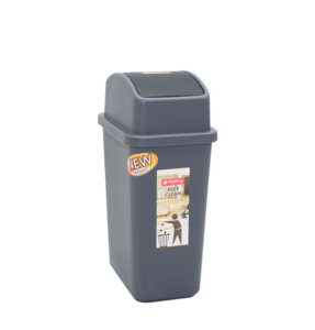 Tempat Sampah Plastik Kotak Tutup 14 Liter Lion Star C-50 Garbi Dust Bin, Ukuran 285 x 196 x H 470 mm | Raja Plastik Indonesia