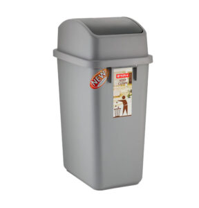 Tempat Sampah Plastik Kotak Tutup 32 Liter Lion Star C-52 Garbi Dust Bin, Ukuran 366 x 258 x H 585 mm | Raja Plastik Indonesia