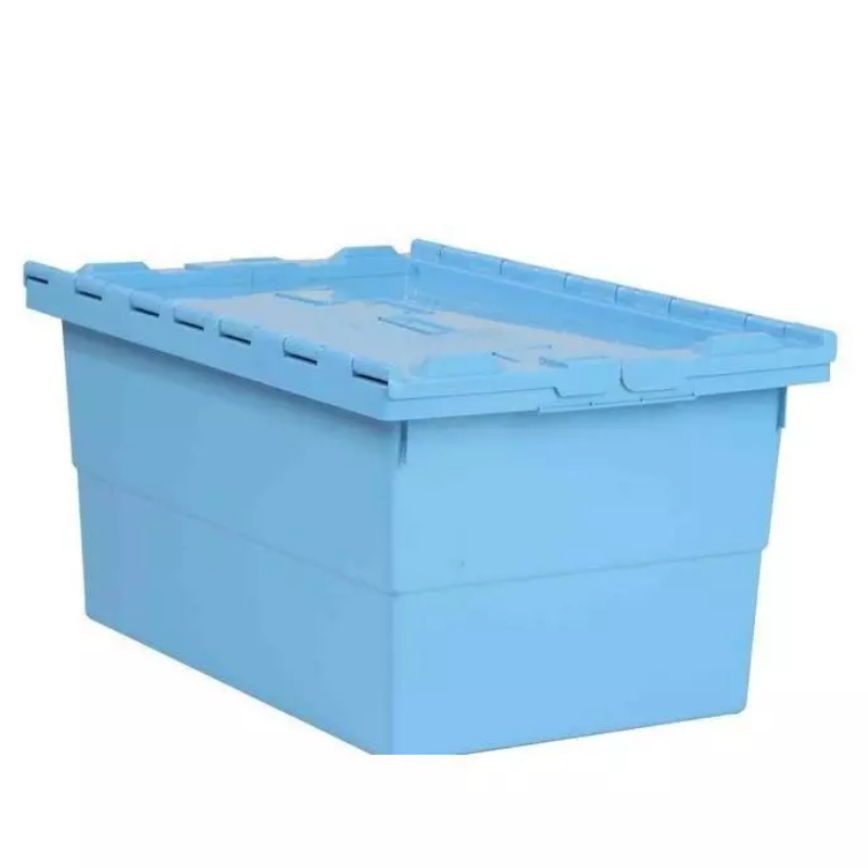 BOX CONTAINER PLASTIK TUTUP MINIMARKET 52 LITER KIRAPAC 7715 VIP BOX, WARNA BIRU HIJAU KUNING, UKURAN 60 x 40 x 30,6 CM | RAJA PLASTIK INDONESIA