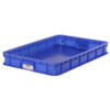 CONTAINER BOX INDUSTRI PLASTIK 16 LITER KIRAPAC 7251 PLS (RAPAT) WARNA BIRU HIJAU KUNING, UKURAN 61,3 x 42,9 x 7,9 CM | RAJA PLASTIK INDONESIA
