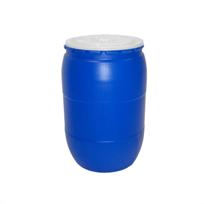 TONG AIR BIRU PLASTIK 125 LITER KIRAMAS 7410 DENGAN TUTUP, UKURAN D. 49.5 x T. 75.5 cm| RAJA PLASTIK INDONESIA